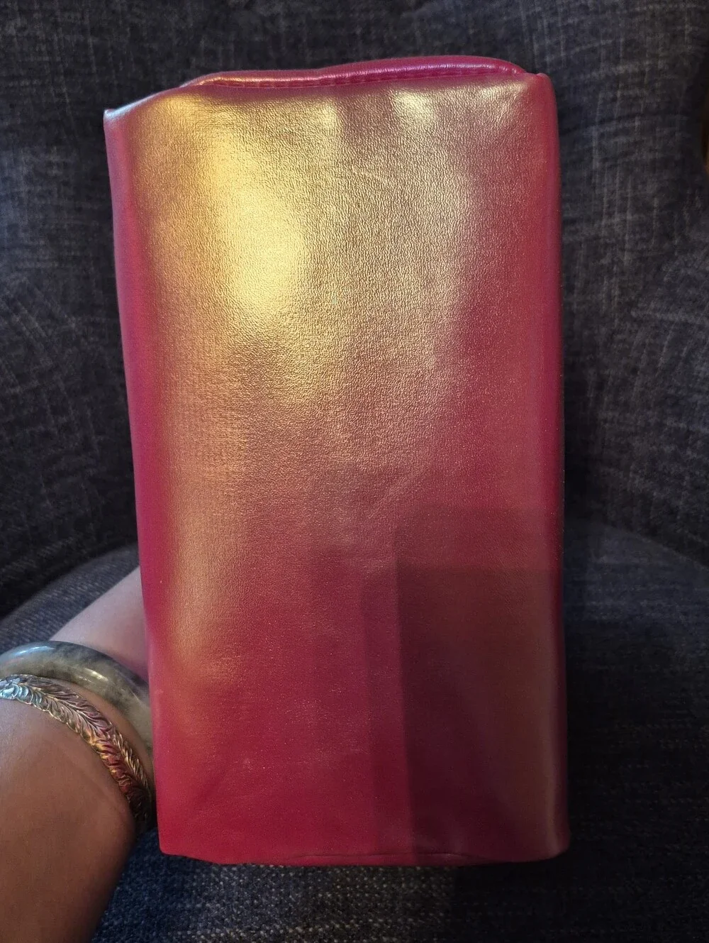 Juicy Couture Iridescent Pink to Gold Ombre Cosmetic Pouch
